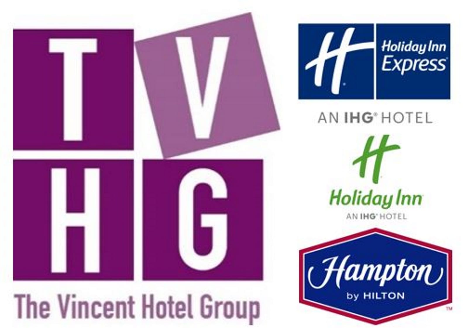 The Vincent Hotel Group logos